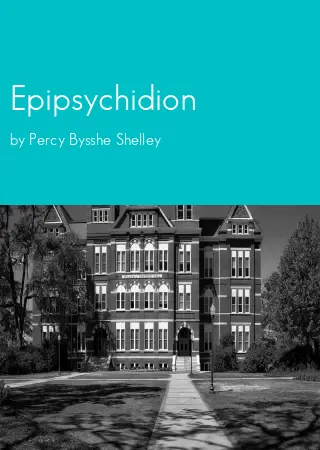 Epipsychidion by Percy Bysshe Shelley pdf Book