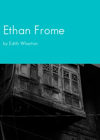 Ethan Frome by Edith Wharton pdf Book