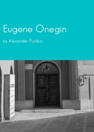 Eugene Onegin by Alexander Pushkin pdf Book