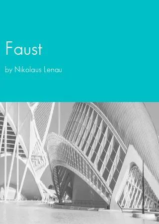 Faust by Nikolaus Lenau pdf Book