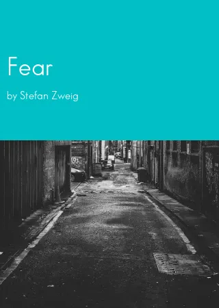 Fear by Stefan Zweig pdf Book