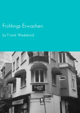 Frühlings Erwachen by Frank Wedekind pdf Book