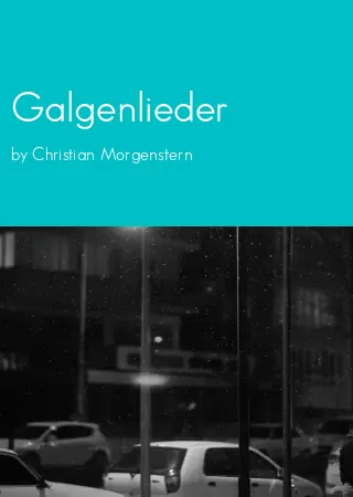 Galgenlieder by Christian Morgenstern pdf Book