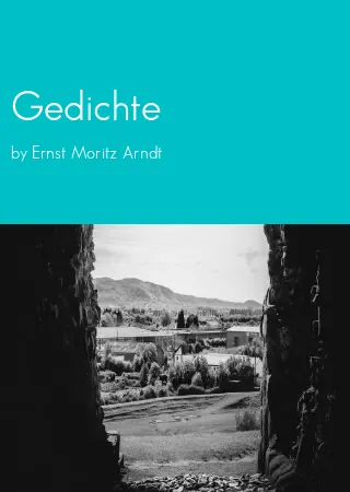 Gedichte by Ernst Moritz Arndt pdf Book