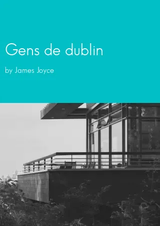 Gens de dublin by James Joyce pdf Book