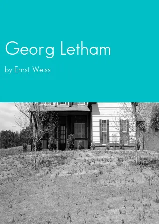 Georg Letham by Ernst Weiss pdf Book