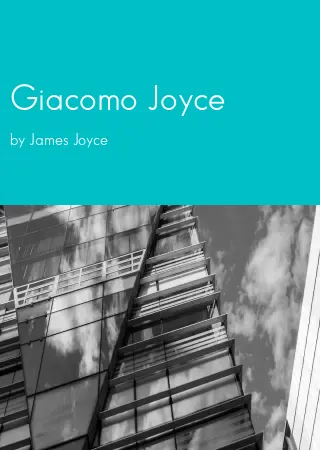 Giacomo Joyce by James Joyce pdf Book