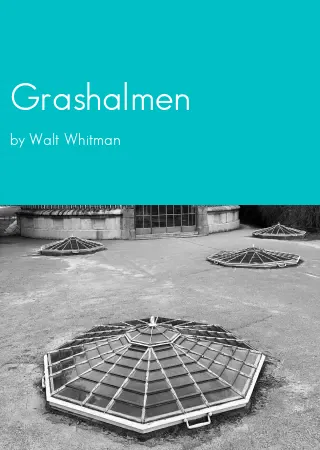 Grashalmen by Walt Whitman pdf Book