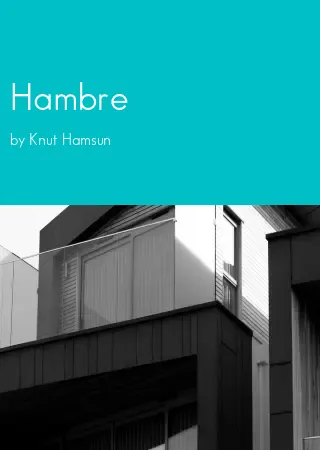 Hambre by Knut Hamsun pdf Book