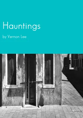 Hauntings by Vernon Lee pdf Book