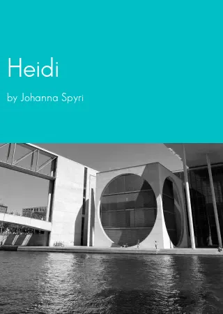 Heidi by Johanna Spyri pdf Book