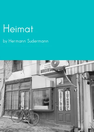 Heimat by Hermann Sudermann pdf Book