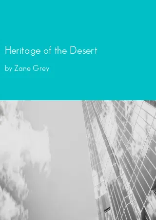 Heritage of the Desert by Zane Grey pdf Book