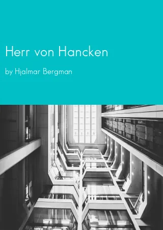 Herr von Hancken by Hjalmar Bergman pdf Book