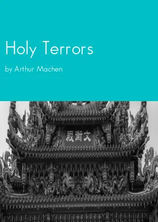 Holy Terrors by Arthur Machen pdf Book