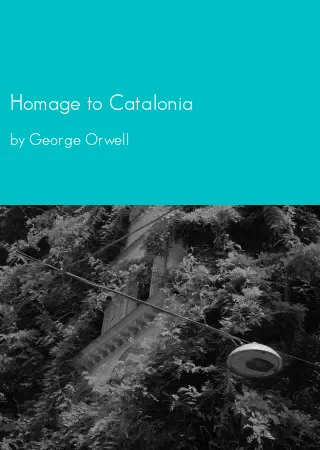 Homage to Catalonia by George Orwell pdf Book