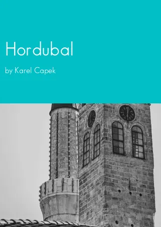 Hordubal by Karel Capek pdf Book