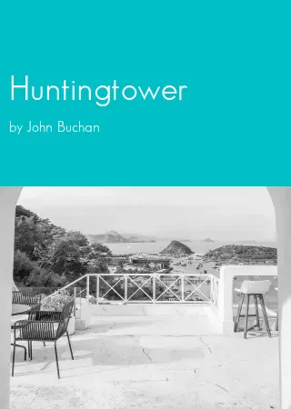 Huntingtower by John Buchan pdf Book