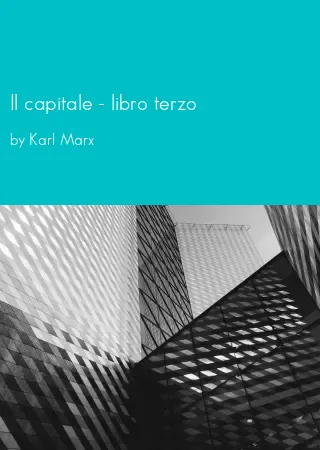 Il capitale - libro terzo by Karl Marx pdf Book