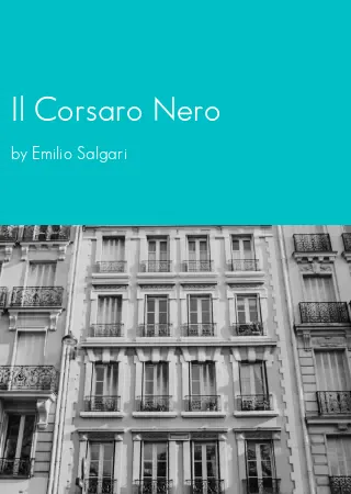 Il Corsaro Nero by Emilio Salgari pdf Book