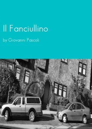 Il Fanciullino by Giovanni Pascoli pdf Book