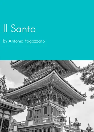 Il Santo by Antonio Fogazzaro pdf Book