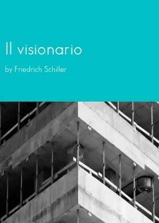 Il visionario by Friedrich Schiller pdf Book