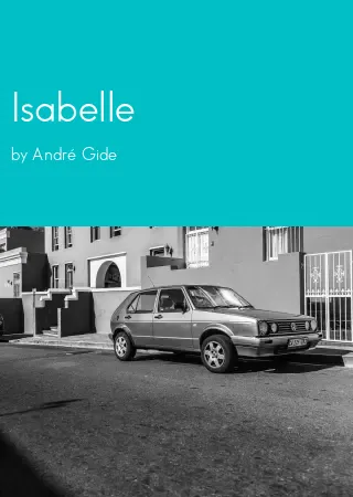 Isabelle by André Gide pdf Book