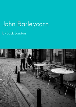 John Barleycorn by Jack London pdf Book