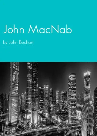 John MacNab by John Buchan pdf Book