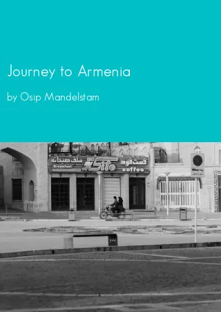 Journey to Armenia by Osip Mandelstam pdf Book