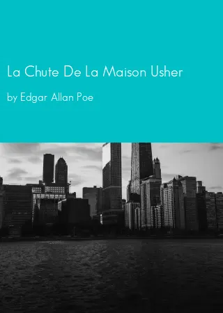 La Chute De La Maison Usher by Edgar Allan Poe pdf Book