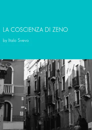 LA COSCIENZA DI ZENO by Italo Svevo pdf Book