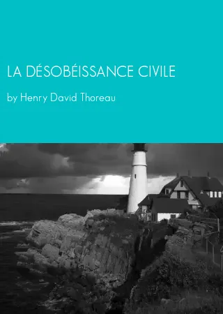 LA DÉSOBÉISSANCE CIVILE by Henry David Thoreau pdf Book