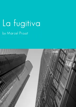 La fugitiva by Marcel Proust pdf Book