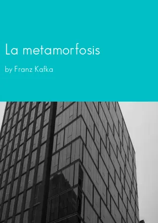 La metamorfosis by Franz Kafka pdf Book