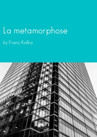 La metamorphose by Franz Kafka pdf Book