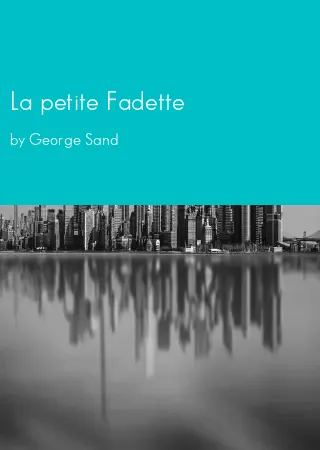 La petite Fadette by George Sand pdf Book