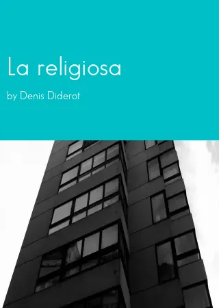 La religiosa by Denis Diderot pdf Book