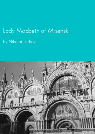 Lady Macbeth of Mtsensk by Nikolai Leskov pdf Book