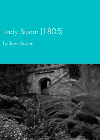 Lady Susan (1805) by Jane Austen pdf Book