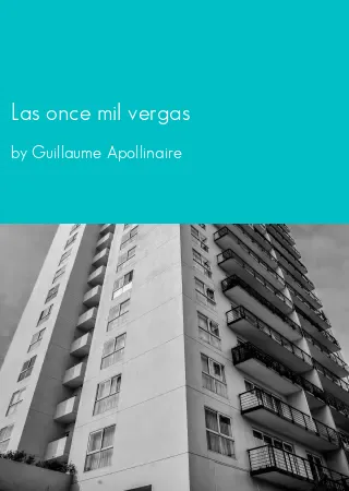 Las once mil vergas by Guillaume Apollinaire pdf Book