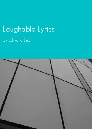 Laughable Lyrics by Edward Lear pdf Book