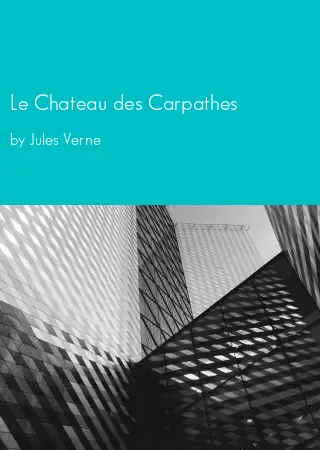 Le Chateau des Carpathes by Jules Verne pdf Book