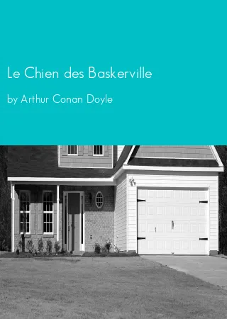 Le Chien des Baskerville by Arthur Conan Doyle pdf Book