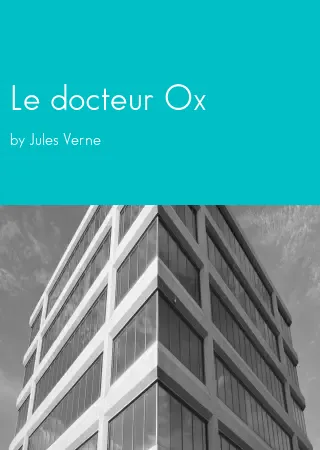 Le docteur Ox by Jules Verne pdf Book