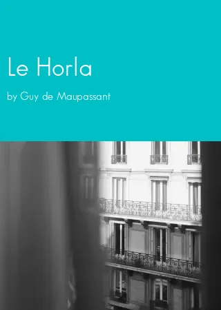 Le Horla by Guy de Maupassant pdf Book