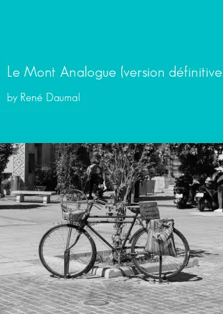 Le Mont Analogue (version définitive) by René Daumal pdf Book