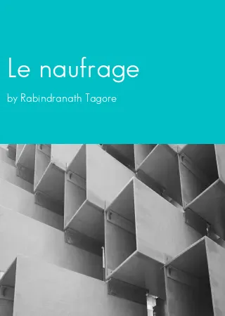 Le naufrage by Rabindranath Tagore pdf Book