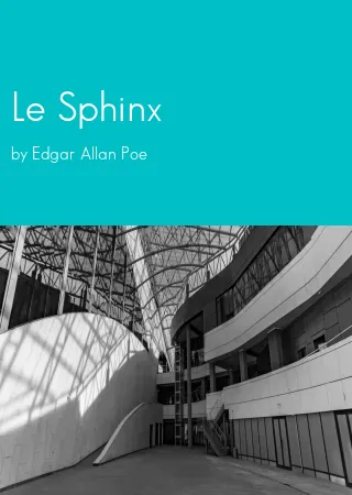 Le Sphinx by Edgar Allan Poe pdf Book